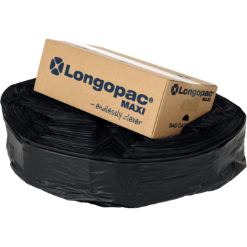 Longopac Säckkassett Maxi 110 m - Svart