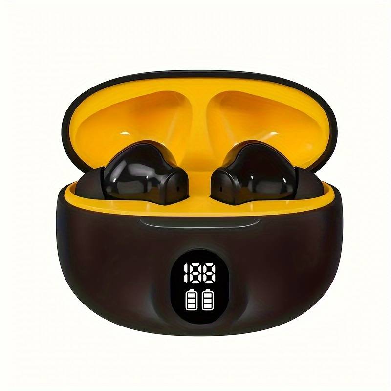 2026 Wireless Earbuds- Earbud Headphones With Led Display, Hd , Sweat-resistant Design For Sports, Music, And Gaming, In-ear Design, , Wireless Connectivity, And Rapid Usb Charging