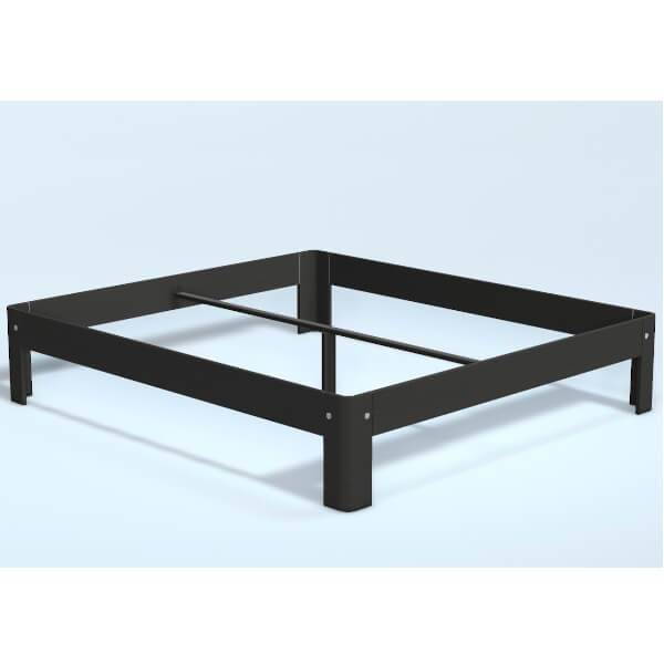 Auping Auronde midnight black oak -dobbeltseng