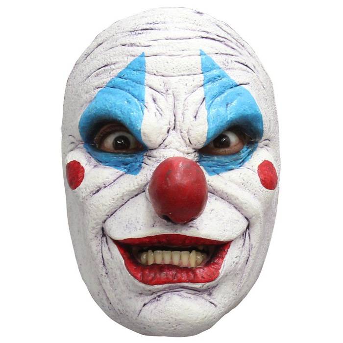 Uhyggelig klassisk klovne maske.