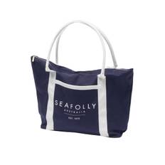 Canvas strandtaske • true navy – Seafolly