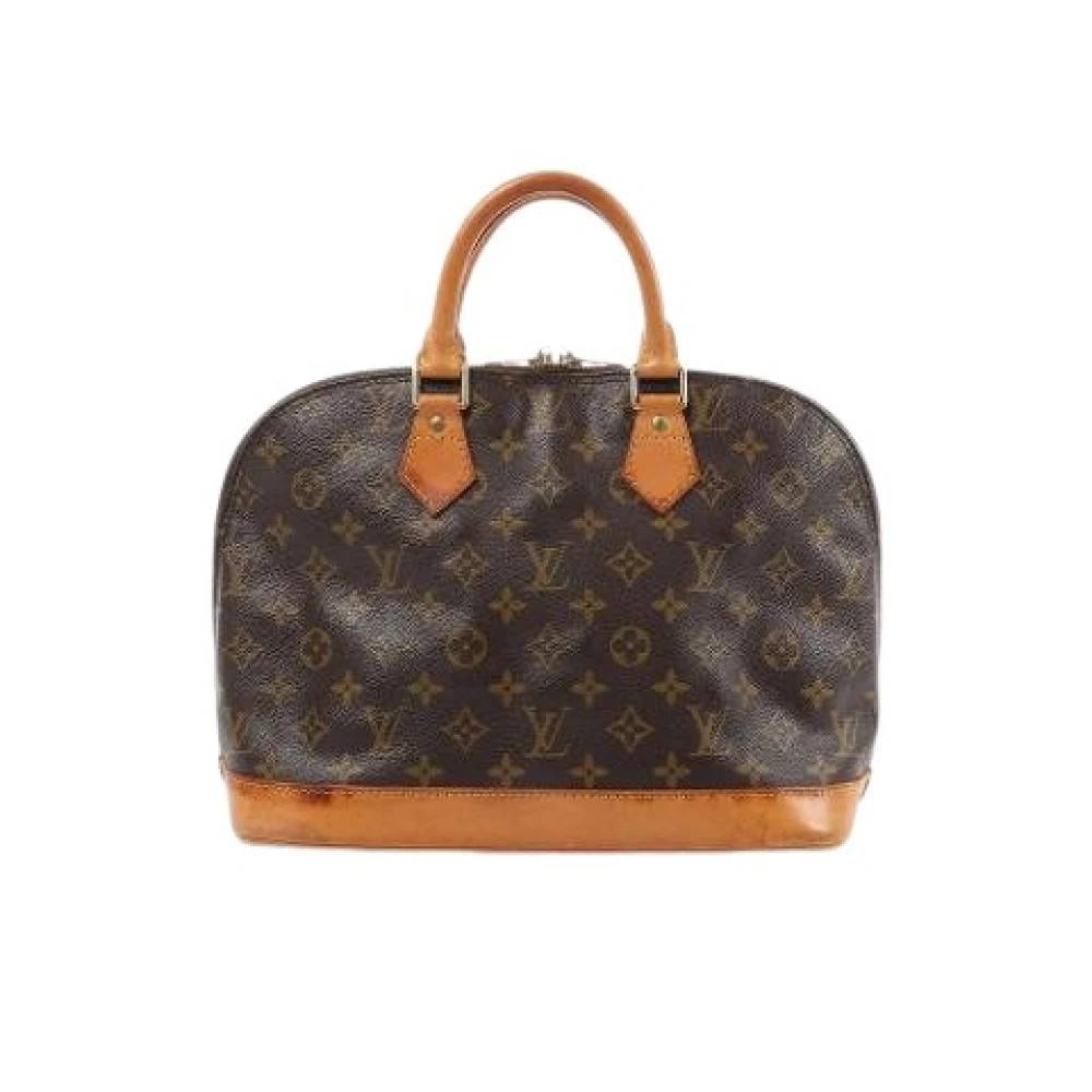 Louis Vuitton Vintage Pre-owned Alma PM Håndtaske - Vintage - Dame - Brun - ONE SIZE - Uld