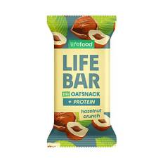 Lifefood Lifebar Havre Snack Protein Hazelnut Crunch Økologisk - 40 g