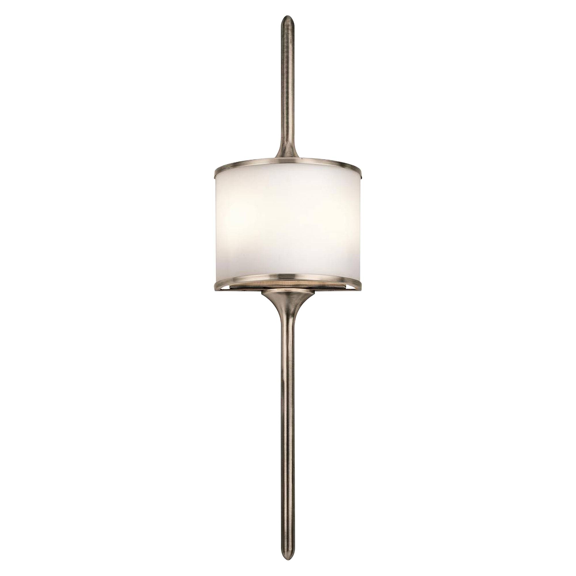 Kichler Vägglampa Duo Mona Alpha Klassisk Tenn