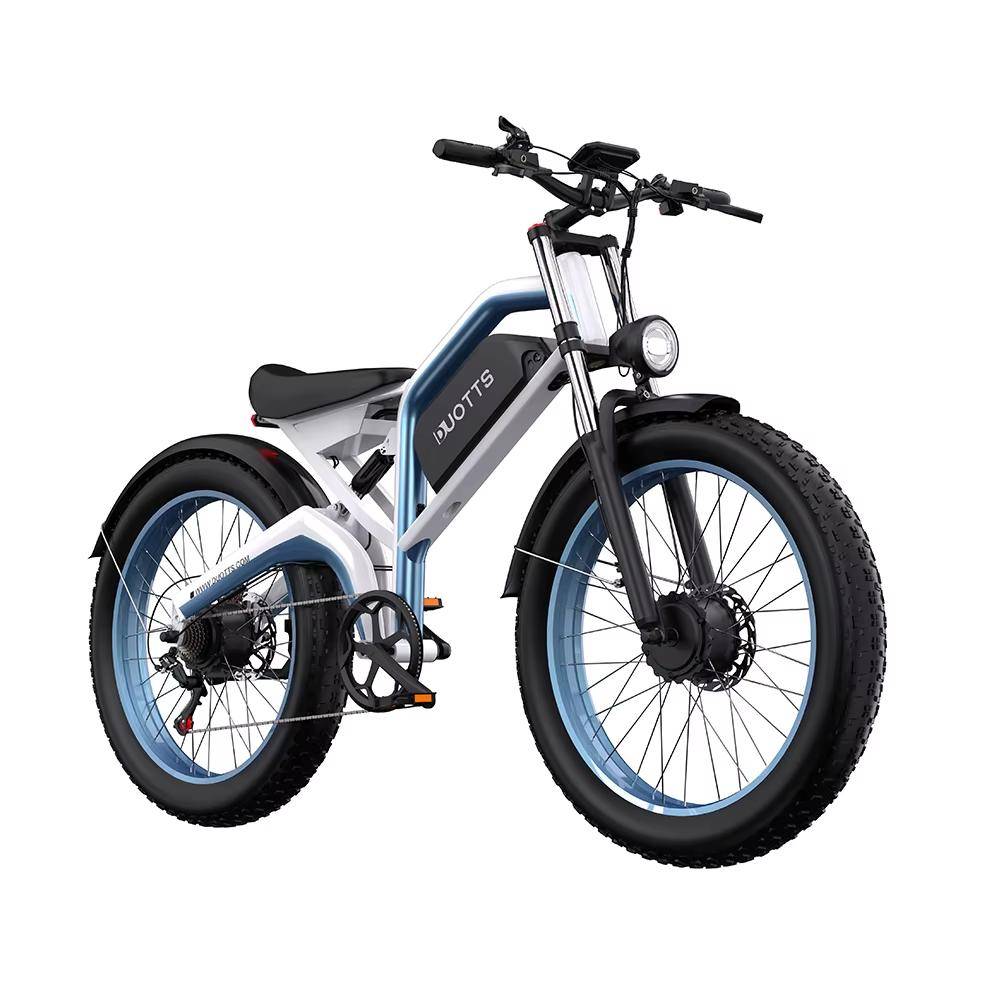 DUOTTS N26 Electric Bike 48V20AH Lithium Battery 2*750W Powerful Motor E-bike 26*4.0 Fat Tire All Terrain Electric Bicycle