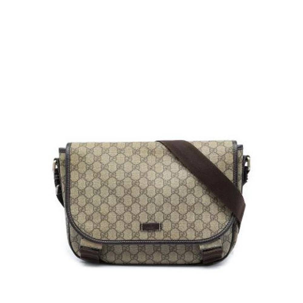Gucci Vintage - Pre-owned Vintage Canvas Messenger Bag Vintage - unisex - ONE Size - Läder