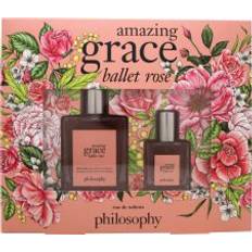 Amazing Grace Ballet Rose Gift Set 15ml EDT + 90ml Bath & Shower Gel + 90ml Firming Body Emulsion