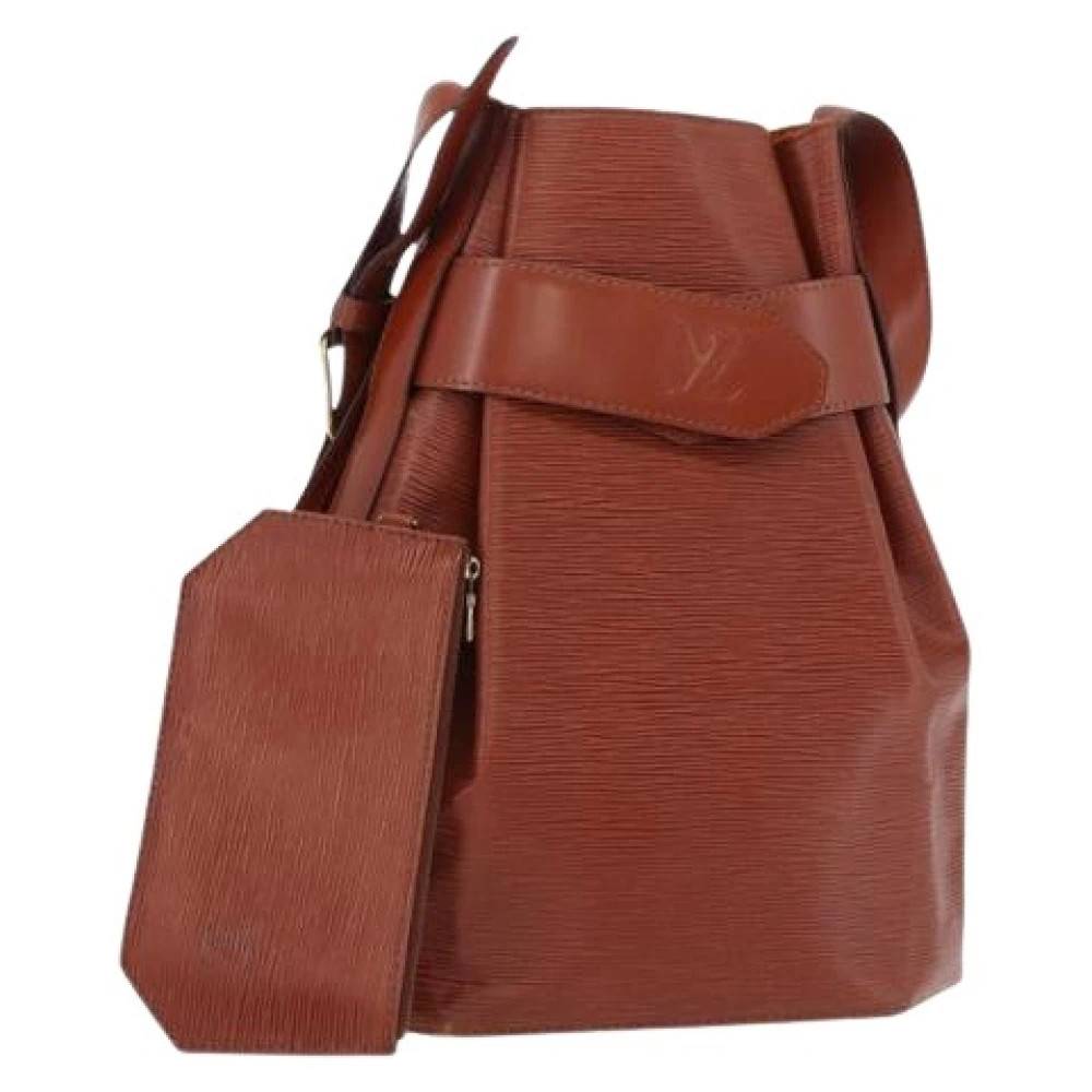 Louis Vuitton Vintage Pre-owned Vintage Epi Skuldertaske - Vintage - Dame - Brun - ONE SIZE - Uld