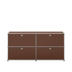 USM - USM Haller 4 sideboard, USM Brown - Sideboards - Fritz Haller,Paul Schärer - Brun