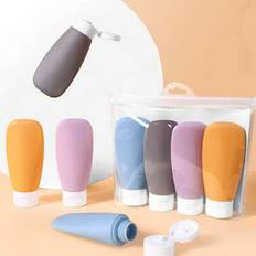 Portable Travel Dispenser Bottles, Large Capacity Leak-Proof Squeeze Bottles For Travel Toiletries, Refillable Cosmetic Containers, Travel Accessories - Multicolor - one-size
