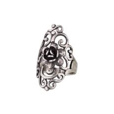 Yvone Christa – Classic Rose ring, silver