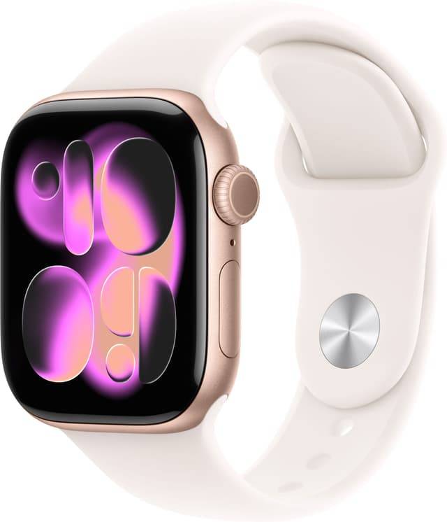 Apple Watch S11 42mm GPS (Rose Gold Aluminium/Light Blush Sport Band) M/L