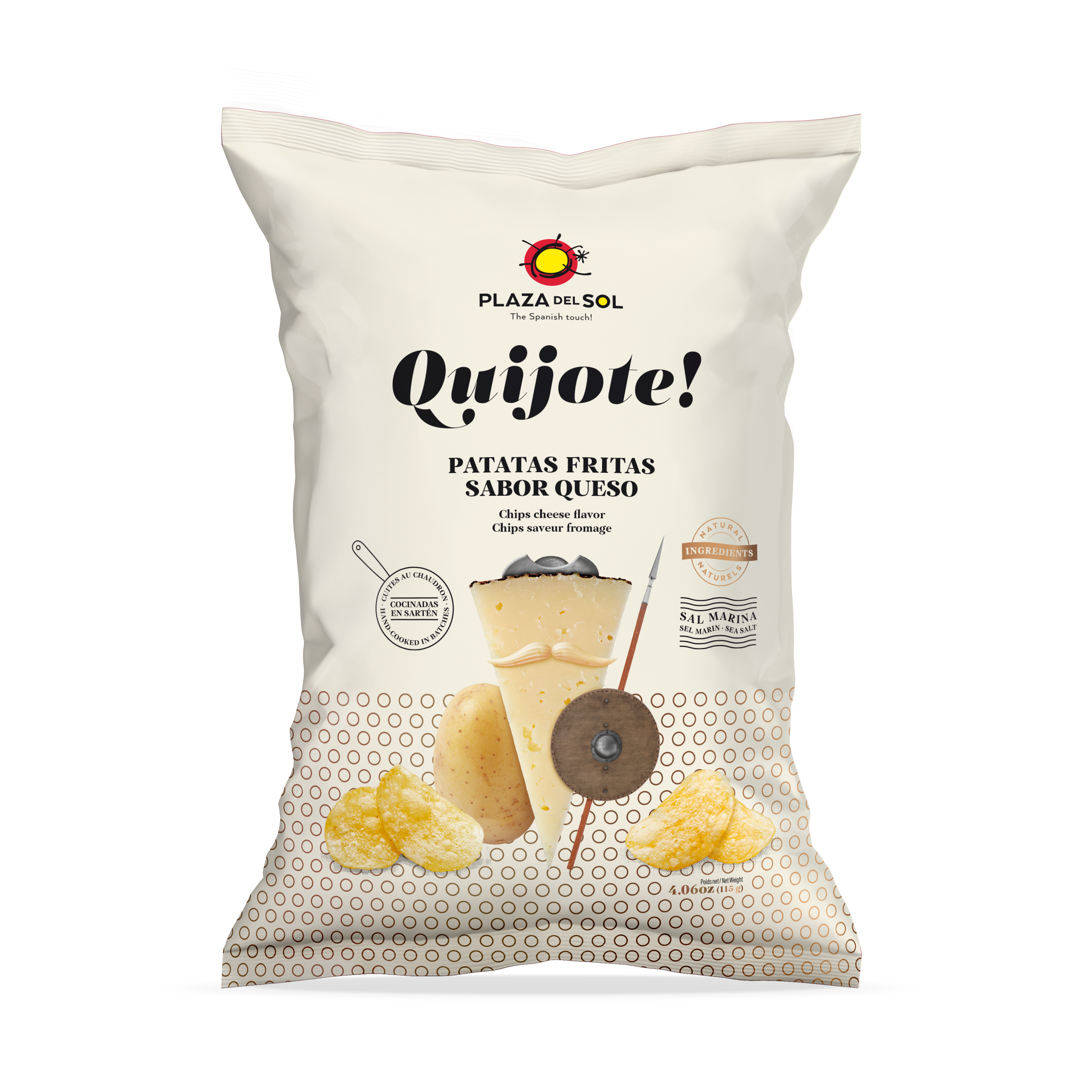 Kartoffelchips Quijote! (Ostesmag) 115 g