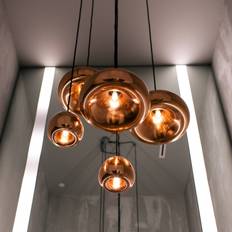Tom Dixon Design pendellampa Void, dimbar, Koppar, Vardagsrum / matsal, Koppar, Design, Pendellampa
