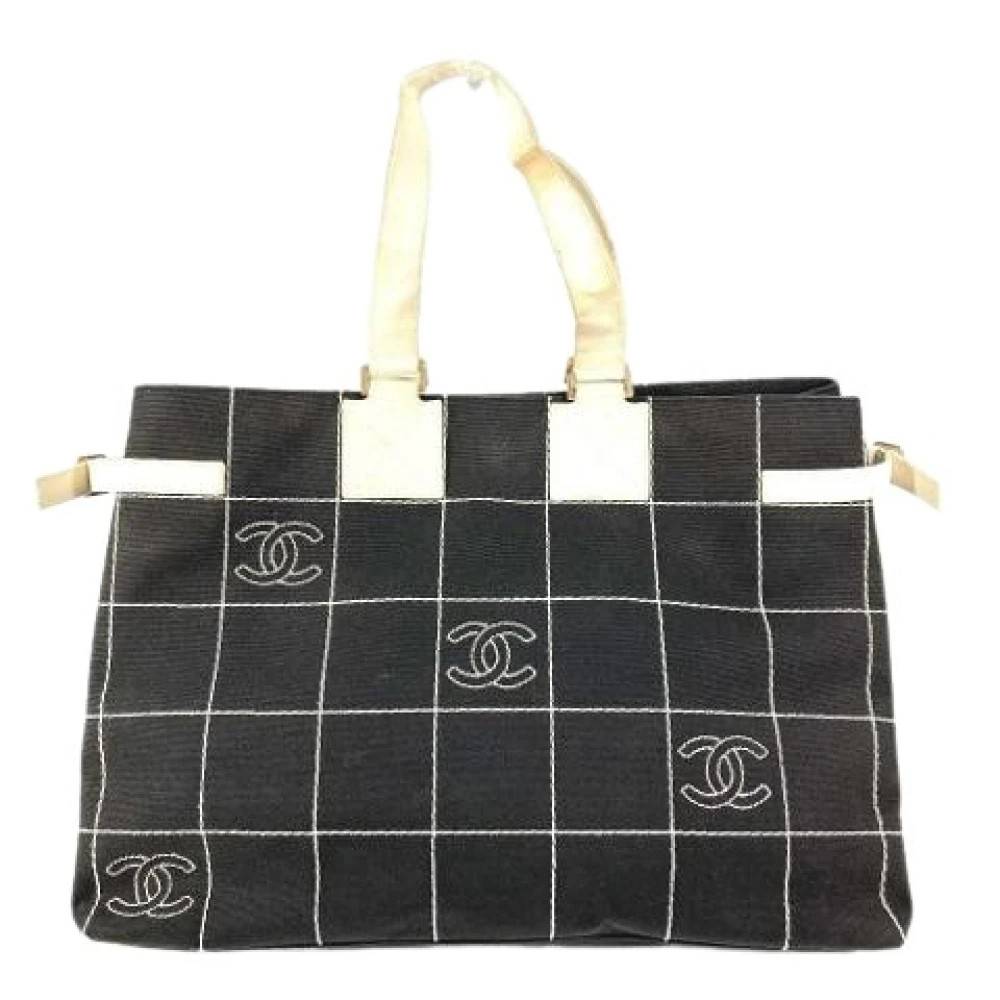 Chanel Vintage - Pre-owned Vintage Canvas Tote Bag Vintage - Dam - ONE Size -