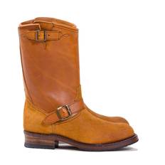 Bright Shoemakers - Engineer Boot - Camel Rough Out, Bright Shoemakers
