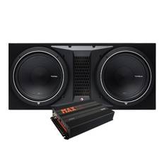 Rockford Fosgate P1-2x12 & GAS MAX A2-800.1D