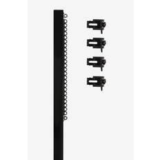 Hasta - Gardinskinne konveks 200 cm - Sort