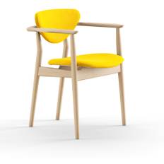 House of Finn Juhl - 109 stol, Clear oiled oak, Cat. 4 Vidar 443 - Matstolar - Finn Juhl - Träfärgad,Gul - Trä/Textilmaterial