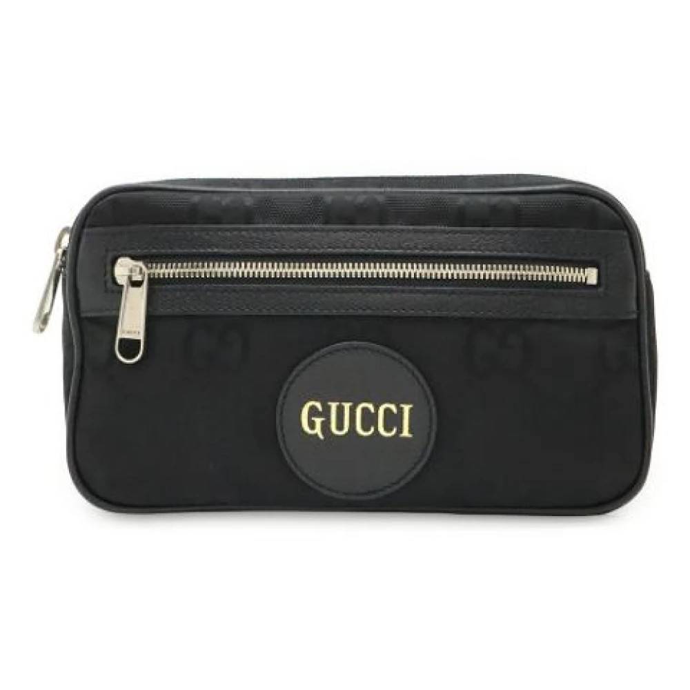 Gucci Vintage Pre-owned Nylon Bæltetaske - Vintage - Dame - Sort - ONE SIZE - Nylon