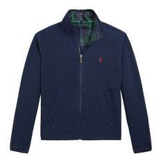 Polo Ralph Lauren Fleecejacka - Vändbar - Marinblå/Grönrutig - Polo Ralph Lauren - 10-12 år (140-152) - Fleecejacka