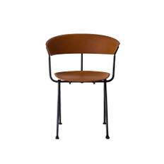 Magis - Officina Chair Galvanized frame/Uph Seat Divina Melange 193 - Matstolar
