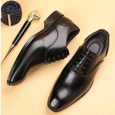 Men's Dress Shoes Formal Business Classic Lace Up Wingtip Oxford Shoes - Black - CN38,CN39,CN40,CN41,CN42,CN43,CN44,CN45,CN46,CN47,CN48