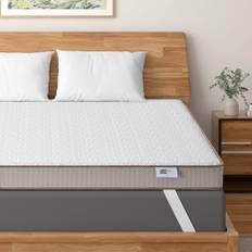 BedStory 7.5cm gel memory foam topper 160x200 madrass, visco gel skum madrass för obekväma sängar/resårmadrass obekväm bäddsoffa