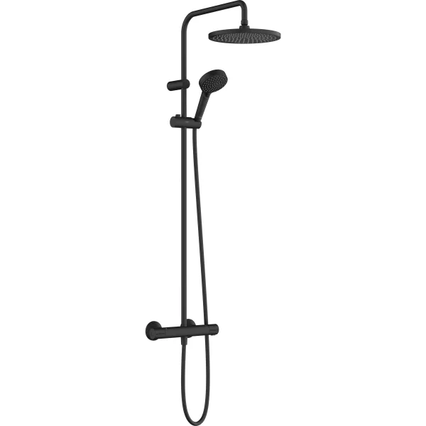 Hansgrohe Vernis Blend Showerpipe 240 1jet med Termostat i mat sort