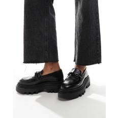 AllSaints - Sorte loafers i læder