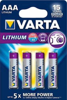 Varta Batteri AAA Lithium