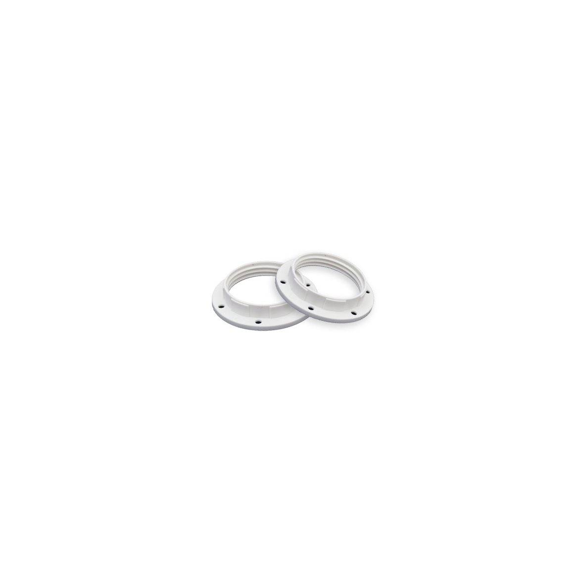 Skärmring E27 58x12 vit 2-pack