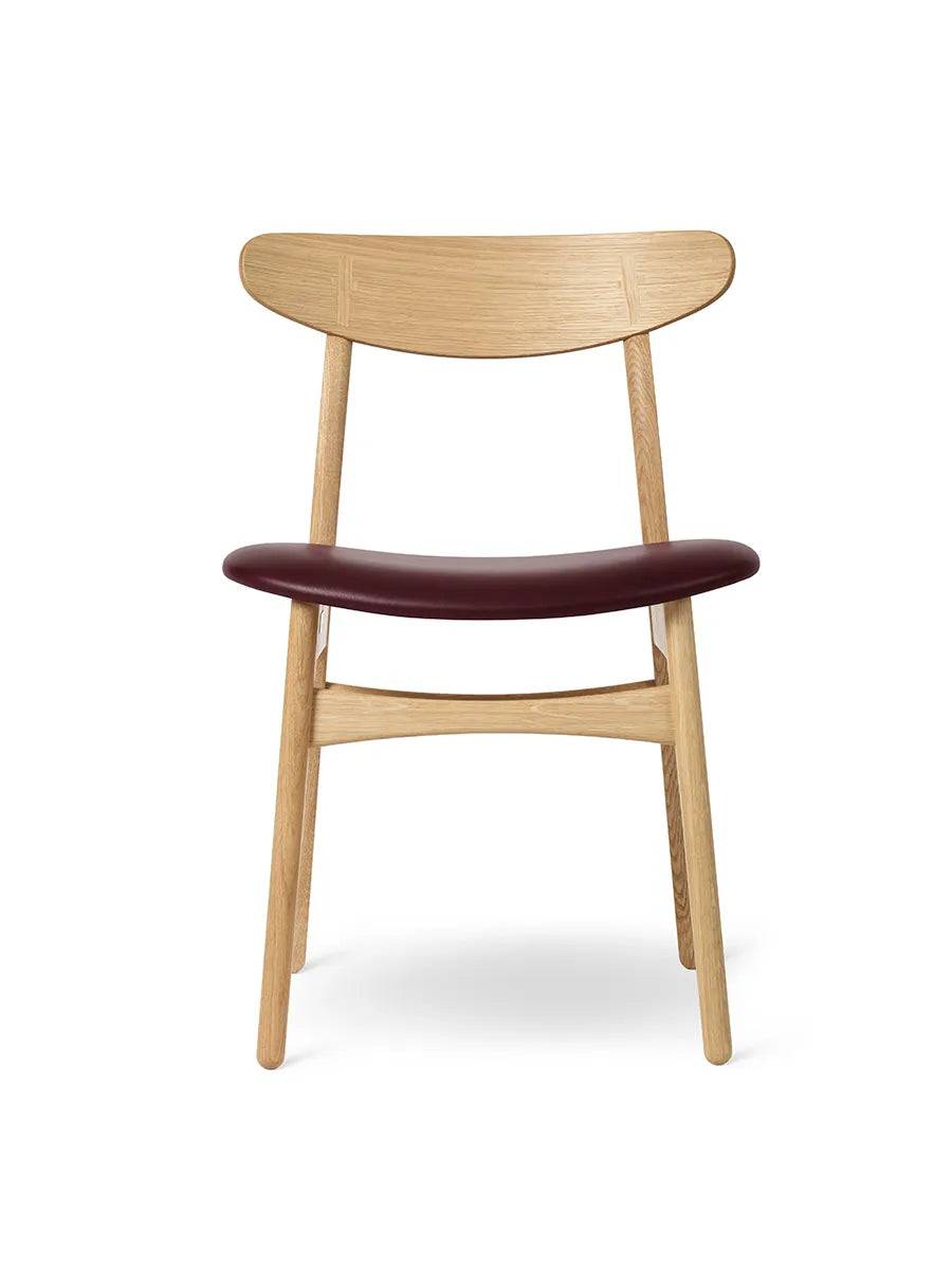 CH30P Spisestol af Hans J. Wegner Eg-stofgruppe 4 / Hvidolieret - Jacobsen Plus