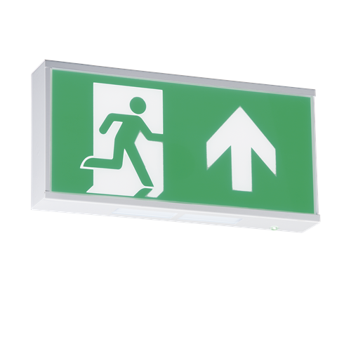 KnightsBridge 230V IP20 Wall Mounted LED Emergency Exit sign (maintained/non-maintained)