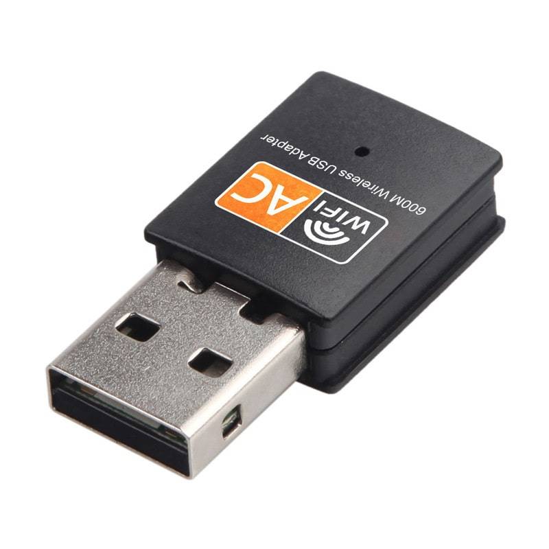 WiFi USB Adapter - Dual Band 2.4/5GHz, Op til 600Mbps.