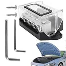 Wimnqie distributionsblock, 12 V distributionsblock – 12 V flamskyddsmedel golvhandlare | säkring av bilersättning, billjud-tillbehör för bilar