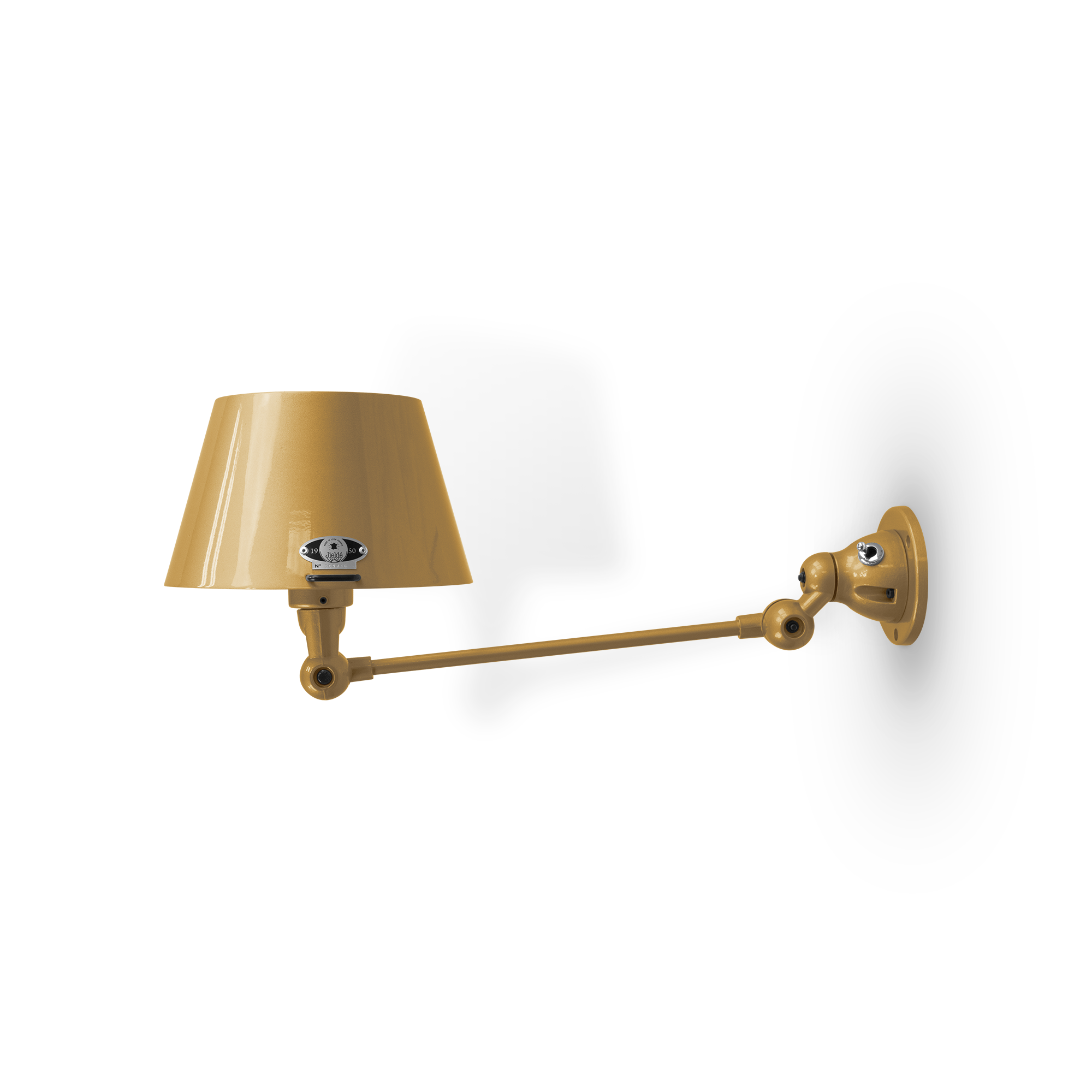 Aicler AID301 væglampe fra Jieldé - Pearl gold / Blank