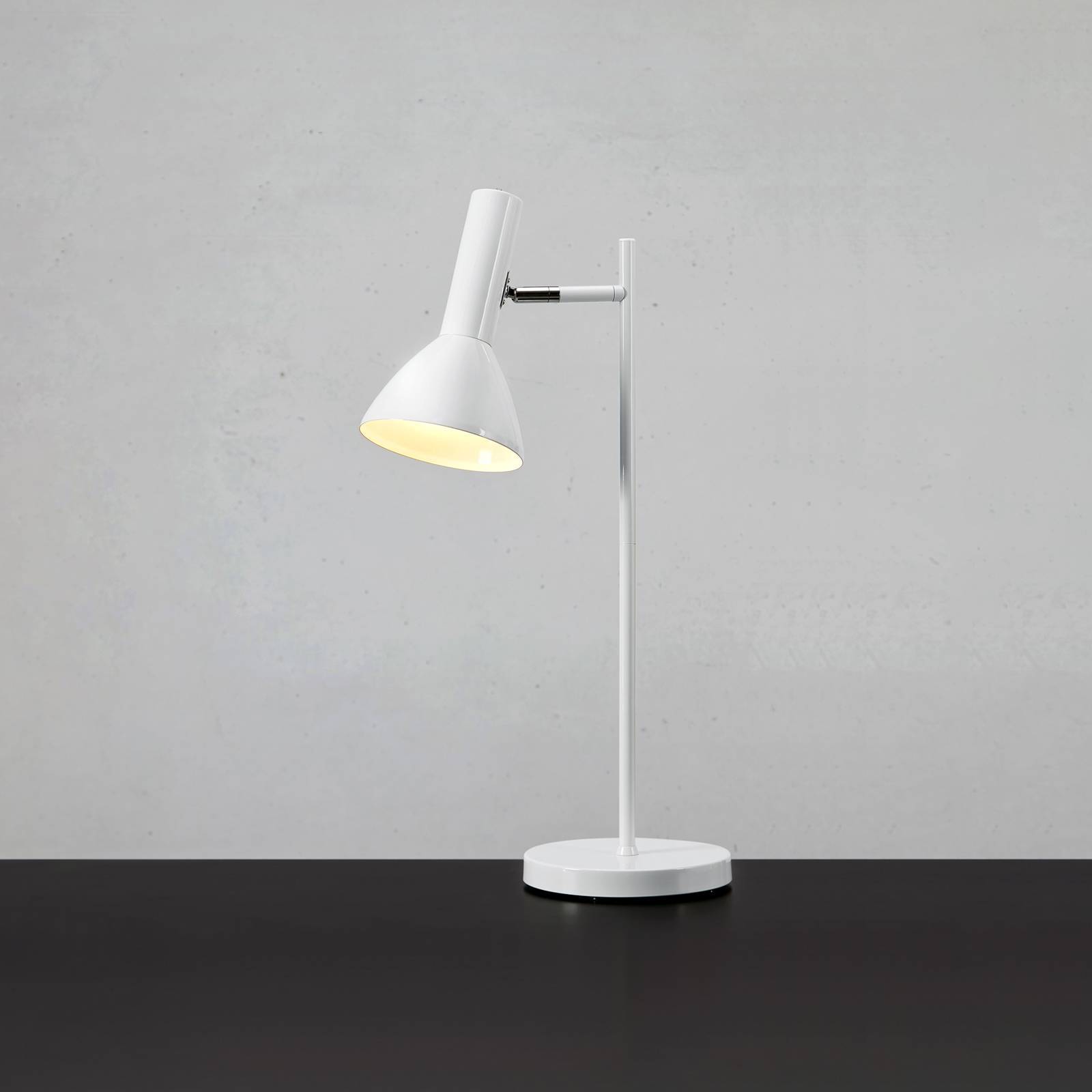 Markslöjd Skrivbordslampa Metro, Vitt / opal, Vardagsrum / matsal, Metall, Modern, Bordslampa