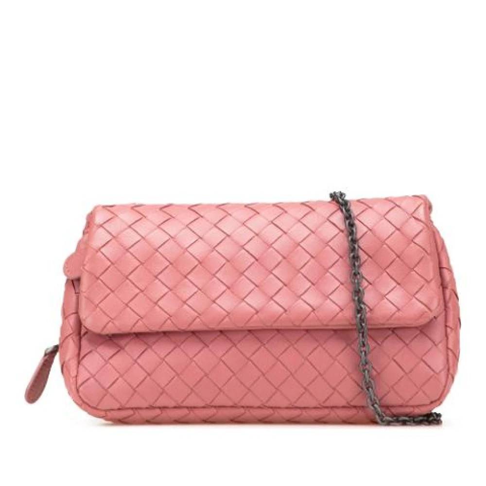Bottega Veneta Vintage - Pre-owned Woven Leather Crossbody Bag Vintage - unisex - ONE Size - Läder