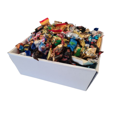 Tråg vit, med präglat mönster 3500g