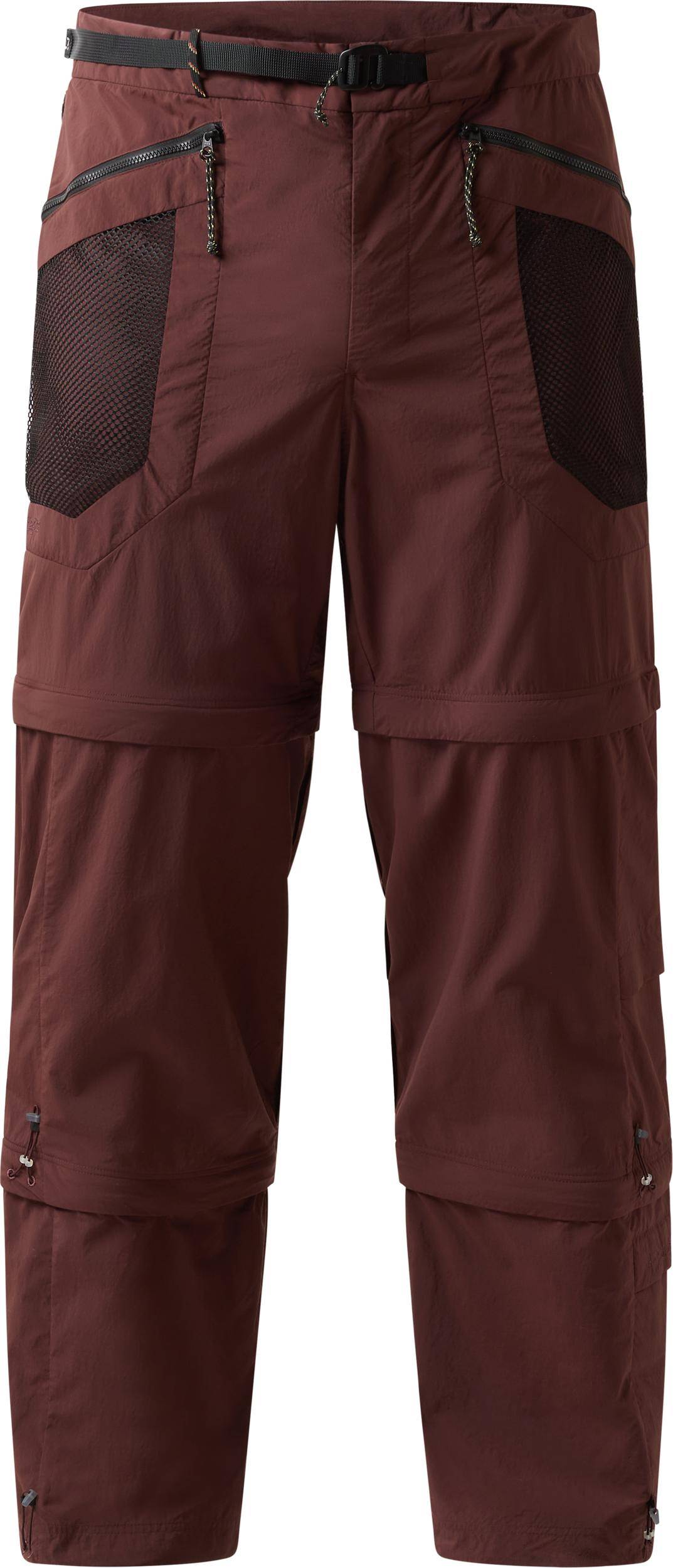 Haglöfs Men's Solis Zip Off Pant Maroon Trail, 54
