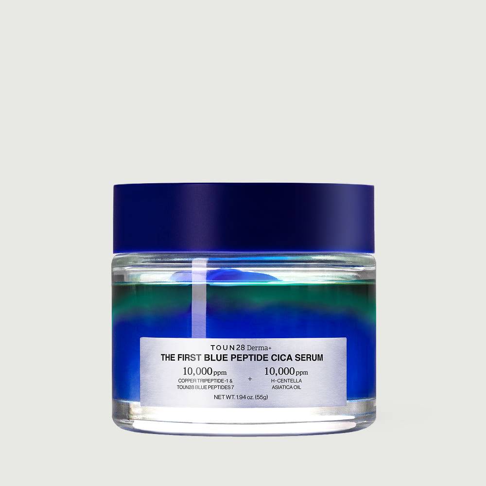 TOUN28 The First Blue Peptide Cica Solid Serum 55g – Firming Two-Layer Serum for Elasticity, Volume and Skin Texture
