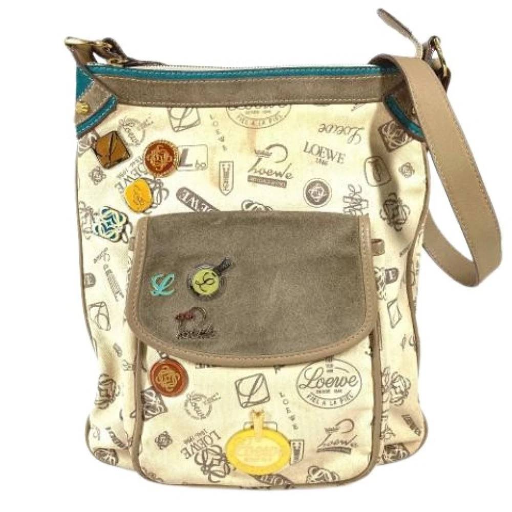 Loewe Pre-owned Pre-owned Pochette Skuldertaske - Vintage - Dame - Flerfarvet - ONE SIZE - Uld