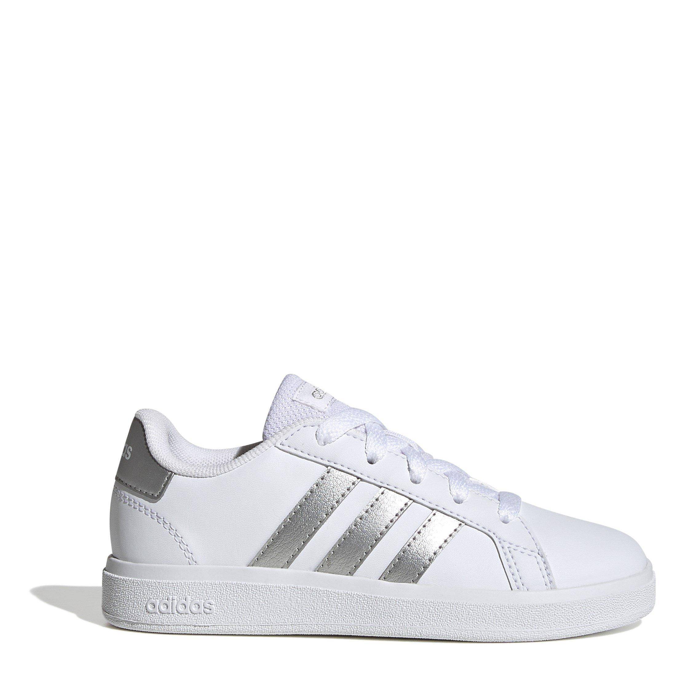 Adidas Girls Grand Court Trainers