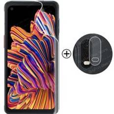 4- i -1 hydrogelfilm för samsung galaxy xcover pro skärmskyddsfilm för svmsung xcover 5 x cover pro film säkerhet ej glas - 1 x främre 1 x objektiv / För xcover 5