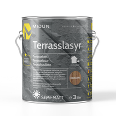 Terrasslasyr Brun Midun