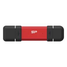 Silicon Power DS72 USB-nøgle 500 GB USB Type-A / USB Type-C 3.2 Gen 2 (3.1 Gen 2) Rød