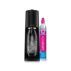 Sodastream Terra Saturator + 1 flaska + gas Svart + 2x 0,5L