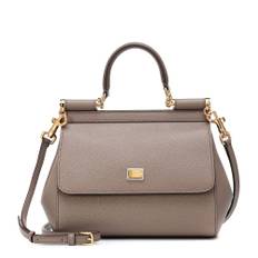 Dolce&Gabbana Sicily Small leather shoulder bag
