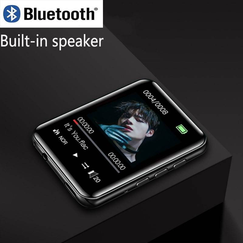 RUIZU MP3-spelare Bluetooth Touch Skärm - Svart / 128gb